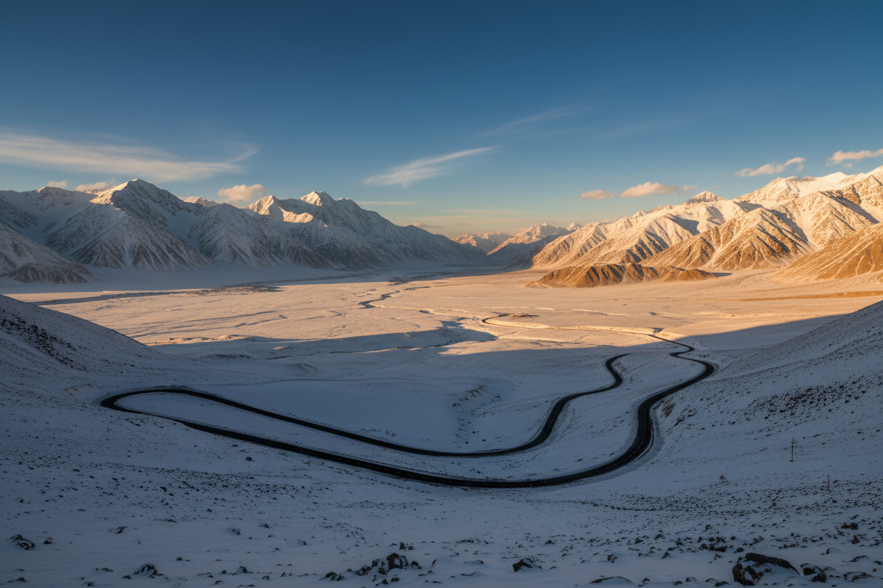 Khunjerab Pass Pakistan China Border World Highest Paved Road Karakoram